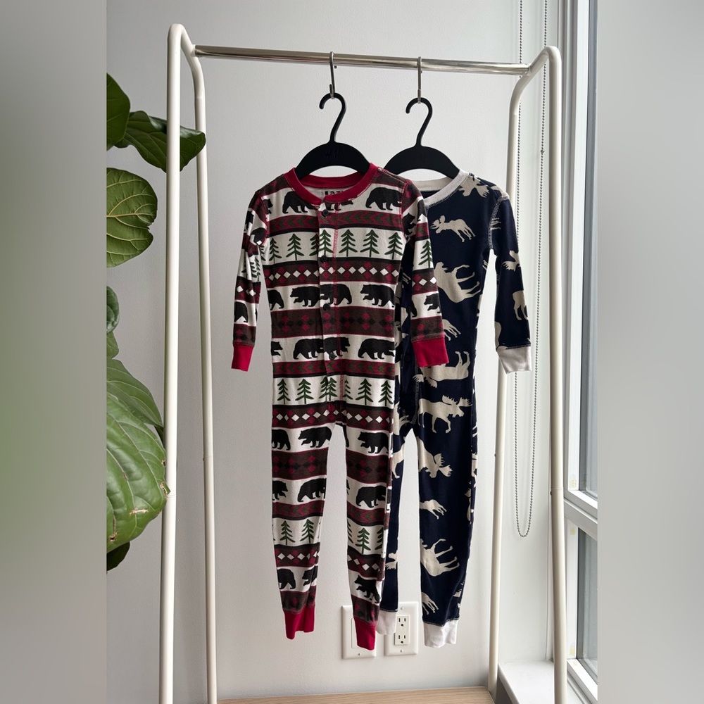 LAZY ONES | Bundle of 2 Pajama Onesies - Lake Arrowhead, California